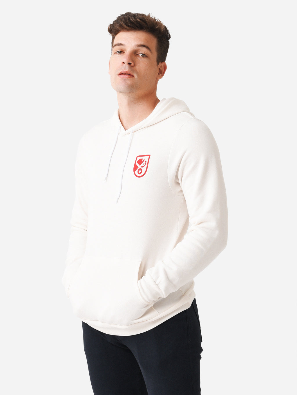 Saint Bernard Men's Shield Logo Hoodie - Saint Bernard