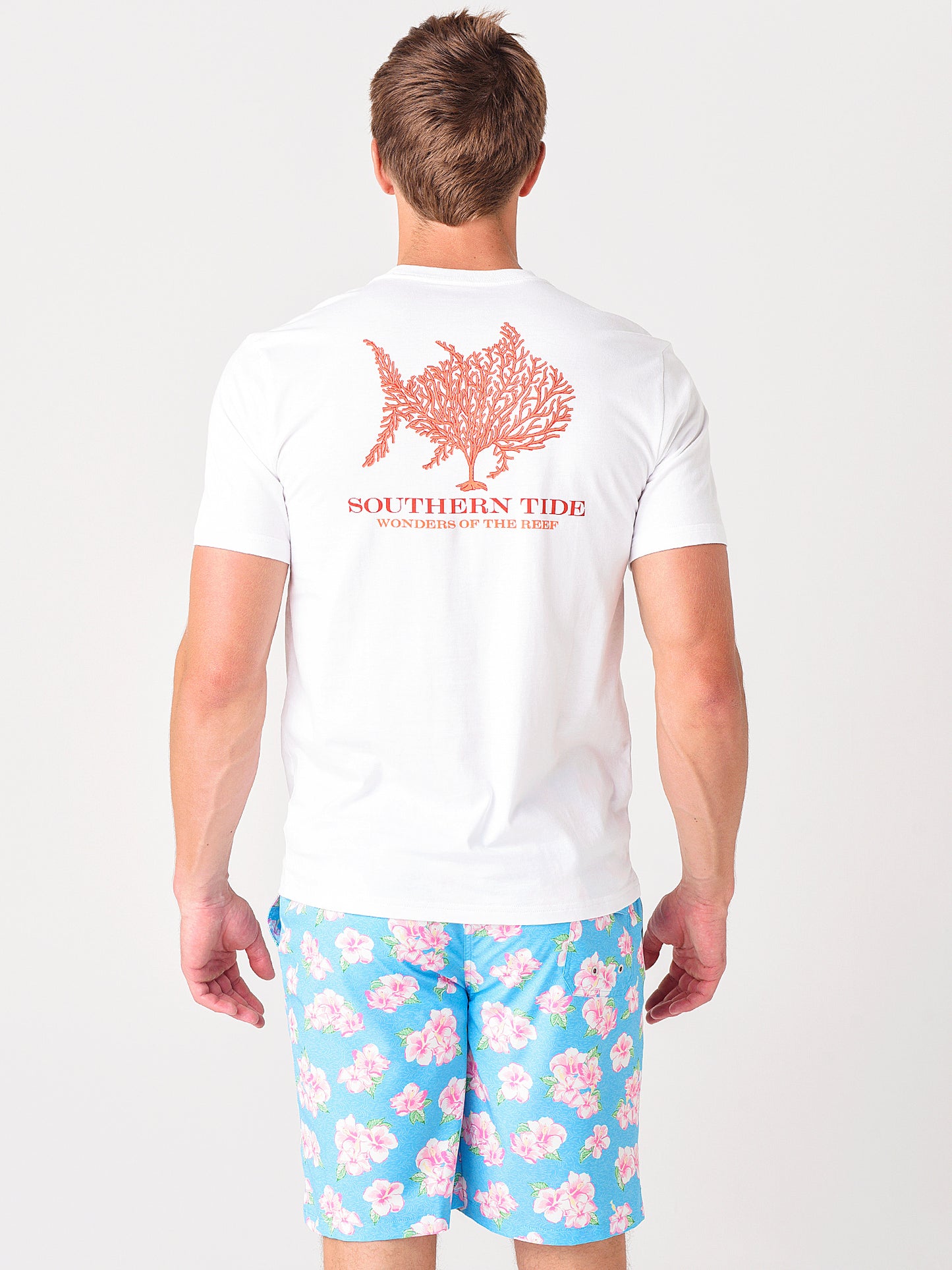Southern Tide Men's Wonders of the Reef Skipjack T-Shirt - Saint Bernard