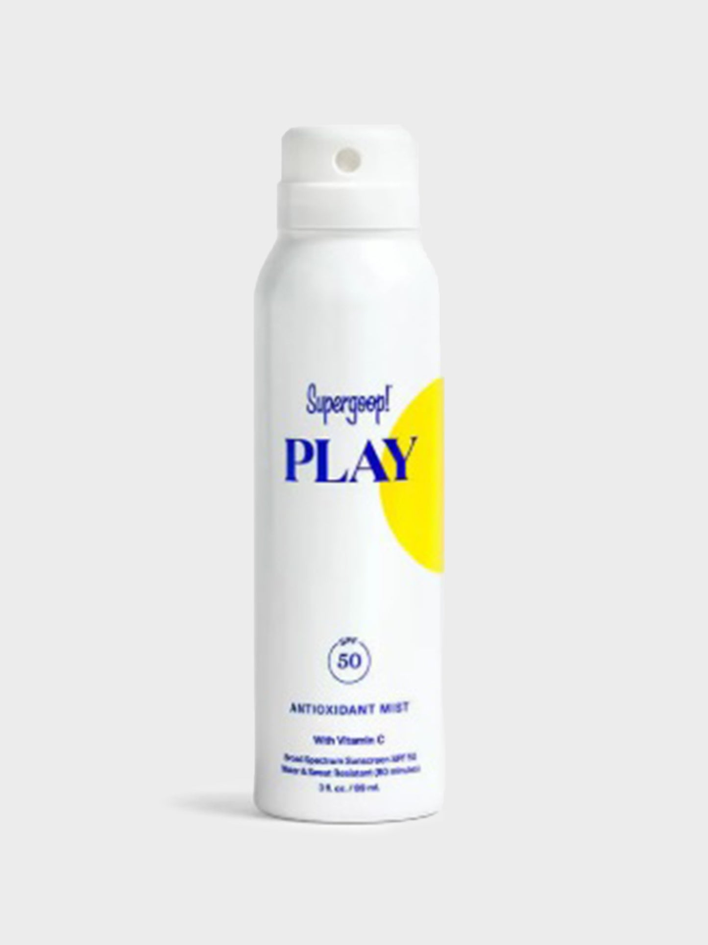 Supergoop PLAY Antioxidant Body Mist SPF 50 With Vitamin C 3oz