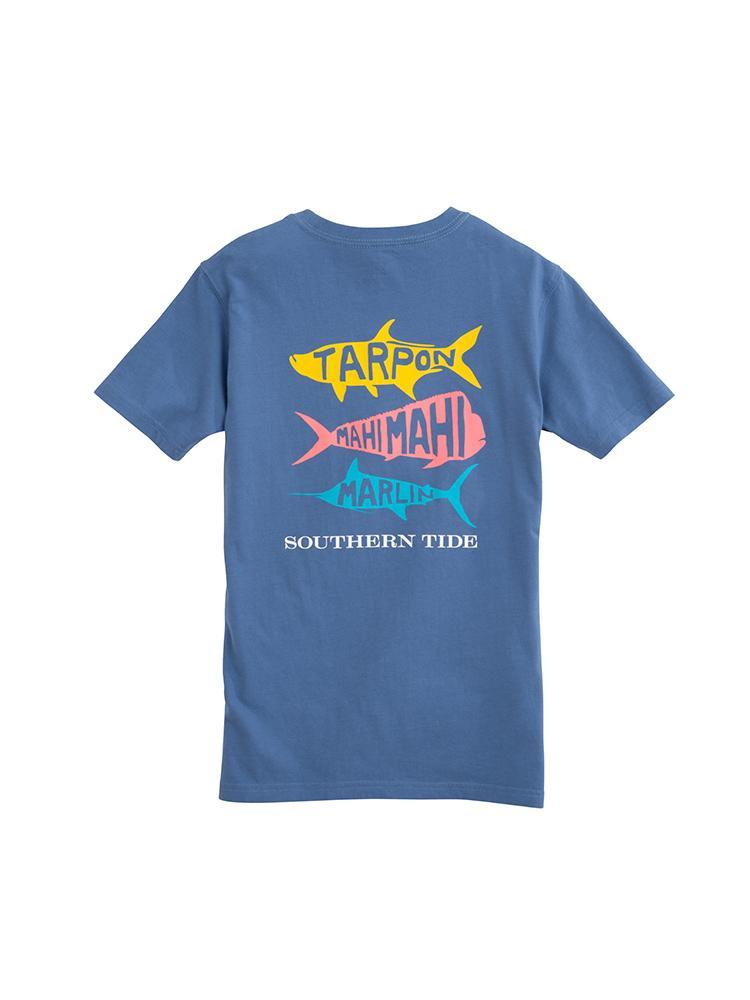 Southern Tide Boys' Short Sleeve Deep Seal Slam Tee - Saint Bernard