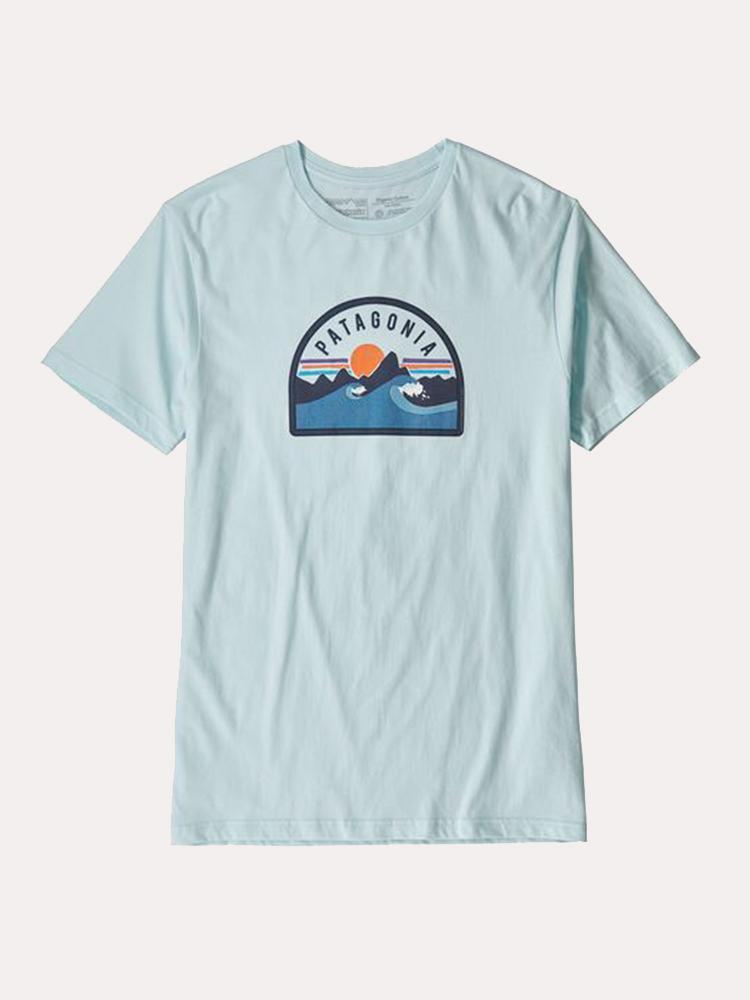 Patagonia Men's Boardie Badge Organic Cotton T-Shirt - Saint Bernard