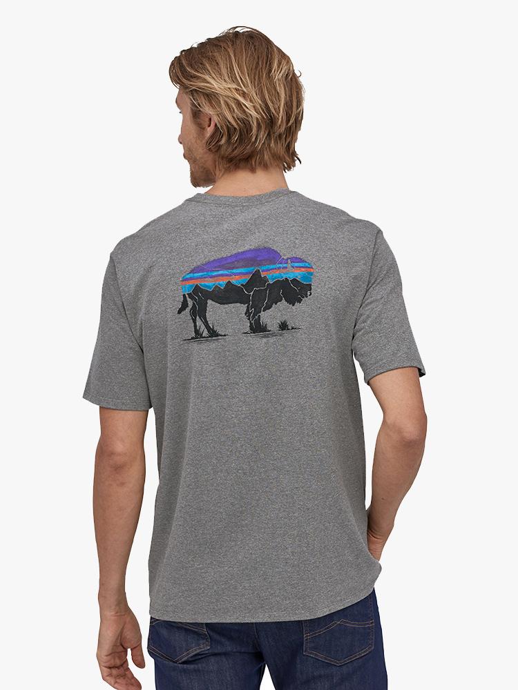 Patagonia Men's Fitz Roy Bison Responsibili-Tee - Saint Bernard