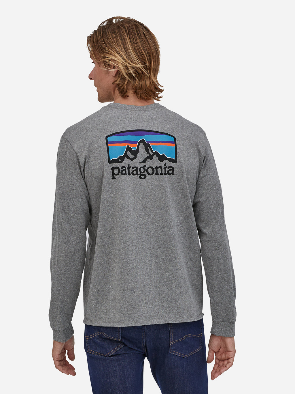 Patagonia Men's Long-Sleeve Fitz Roy Horizons Responsibili-Tee - Saint Bernard