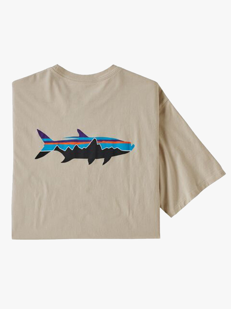 Patagonia Men's Fitz Roy Fish Organic T-Shirt - Saint Bernard