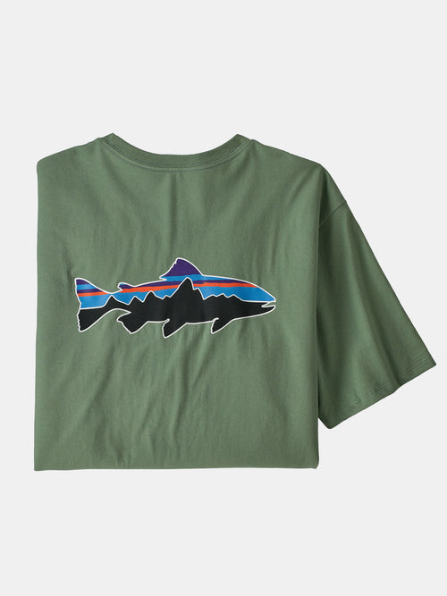 Patagonia Men's Fitz Roy Fish Organic T-Shirt