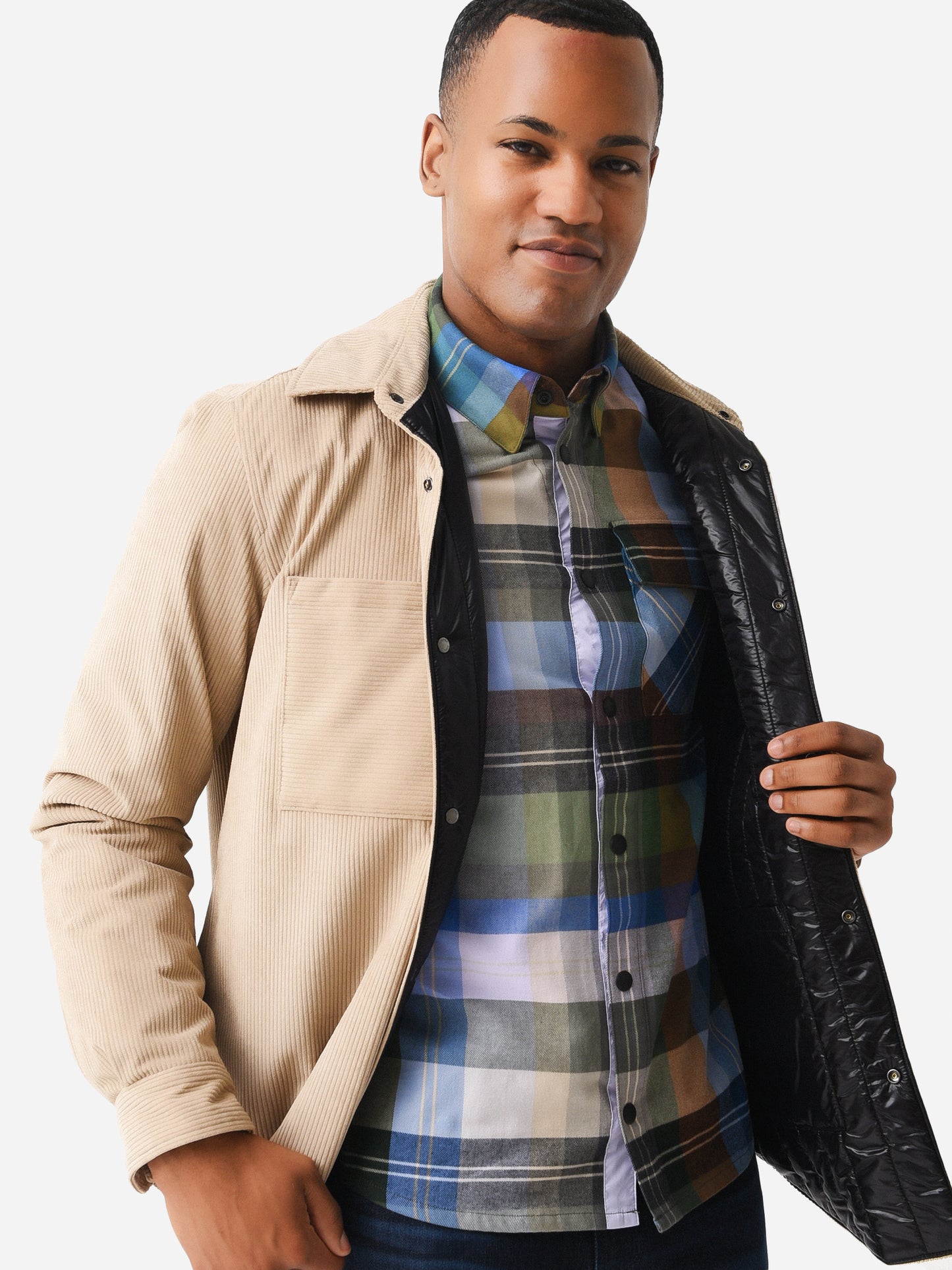 Bogner Men's Olli Corduroy Shirt Jacket - Saint Bernard