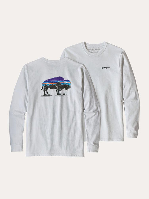 Patagonia Men's Long Sleeve Fitz Roy Bison Responsibili-Tee