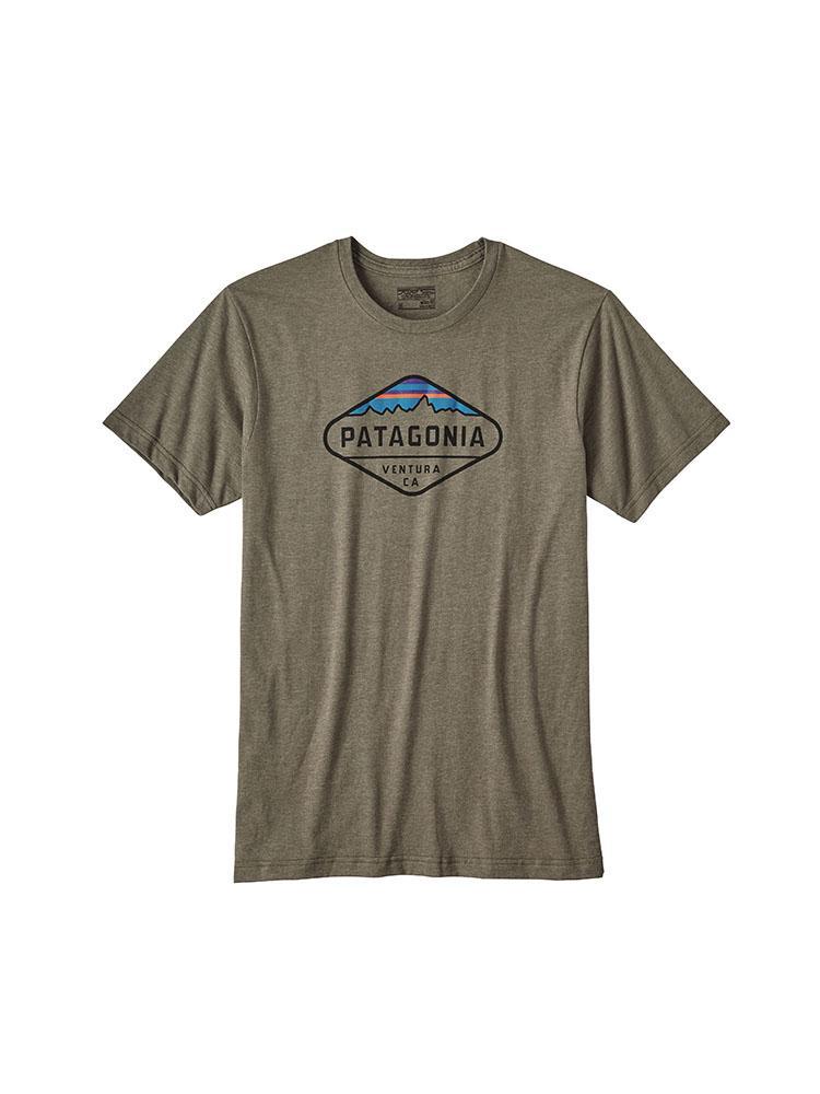 Patagonia Men's Fitz Roy Crest Cotton/Poly T-Shirt - Saint Bernard