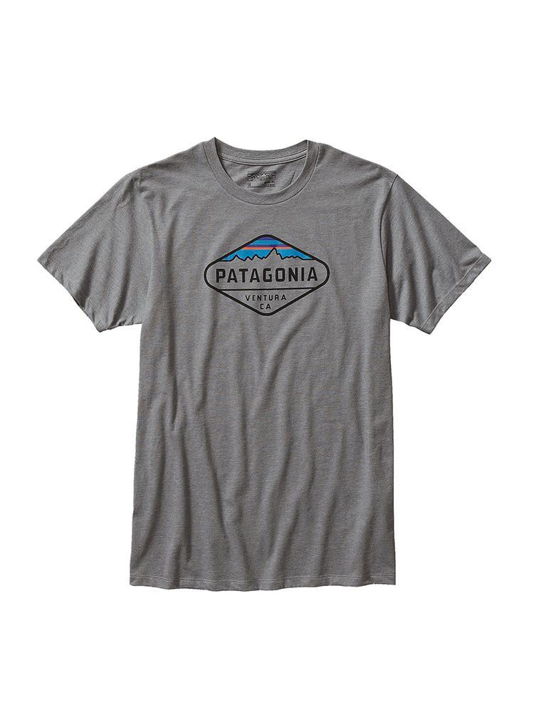 Patagonia Men's Fitz Roy Crest Cotton/Poly T-Shirt