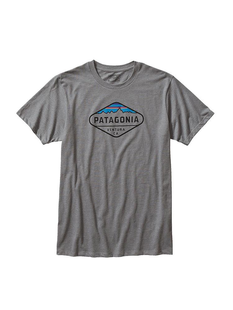 Patagonia Men's Fitz Roy Crest Cotton/Poly T-Shirt - Saint Bernard