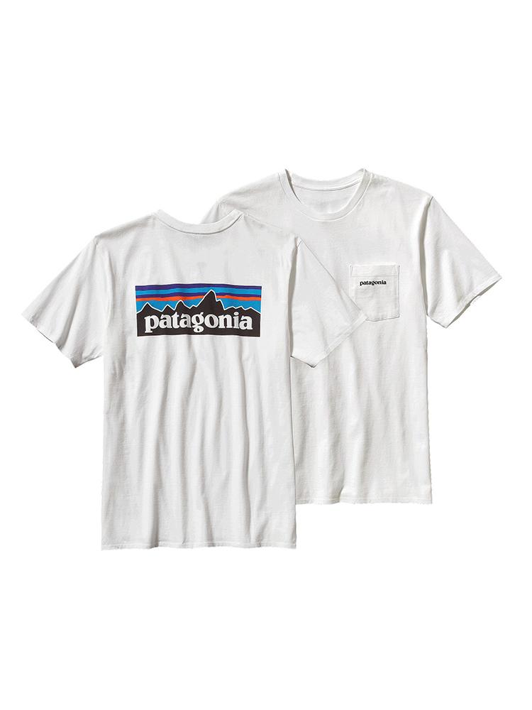 Patagonia Men's P-6 Logo Cotton Pocket T-Shirt - Saint Bernard
