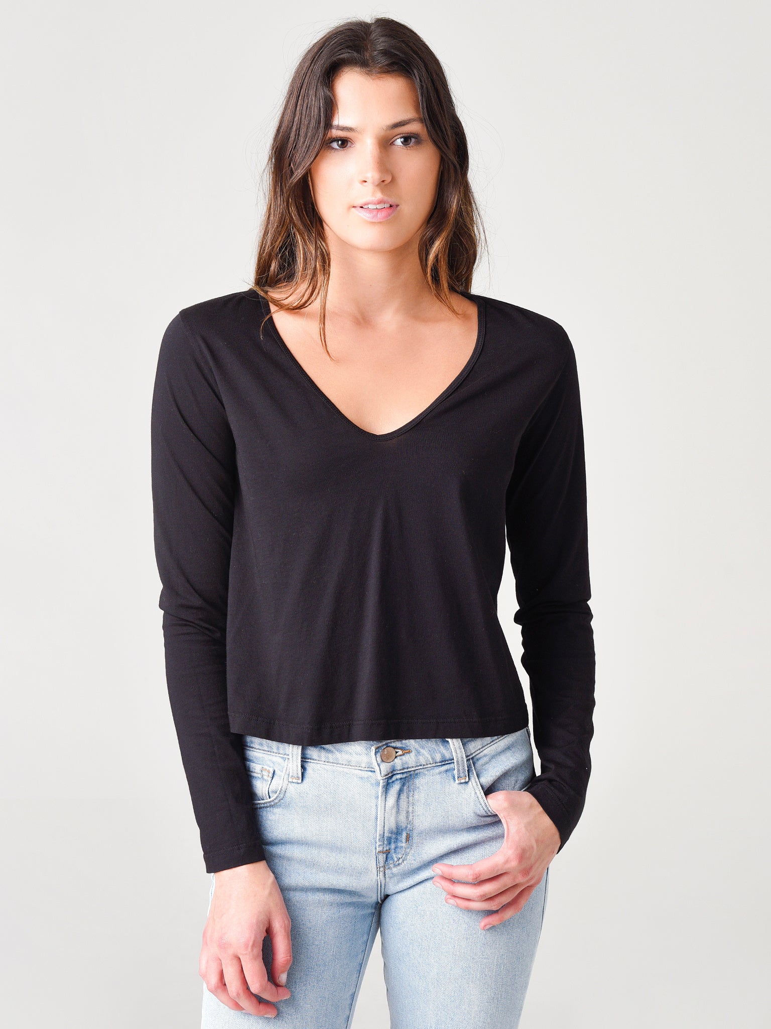 Stateside Royal Supima U-Neck Tee - Saint Bernard