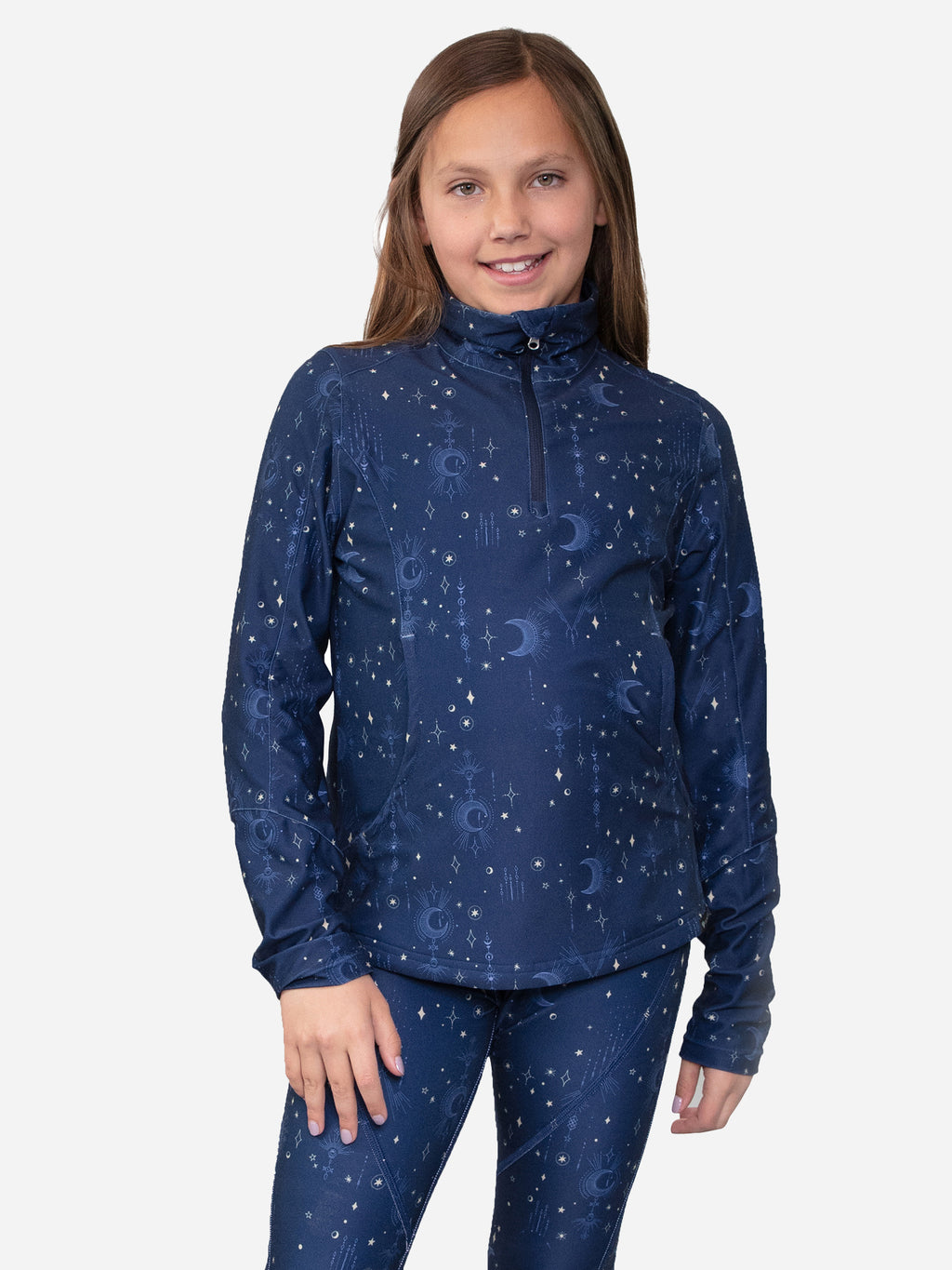 Obermeyer Teen Girls' Clara Quarter-Zip Top - Saint Bernard