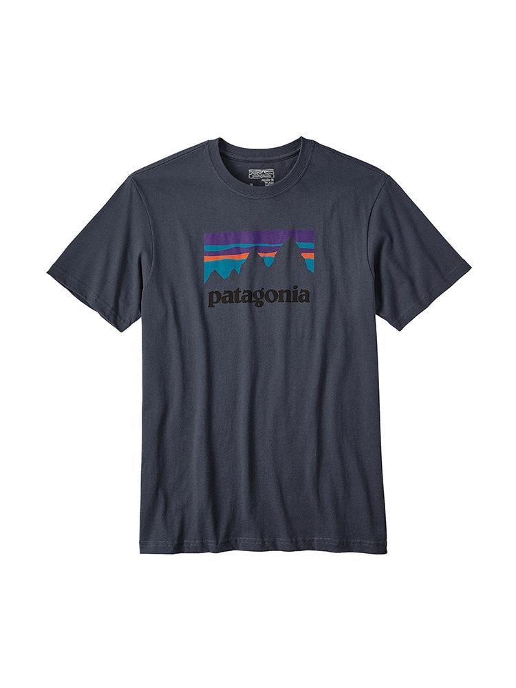 Patagonia Shop Sticker Cotton T Shirt - Saint Bernard