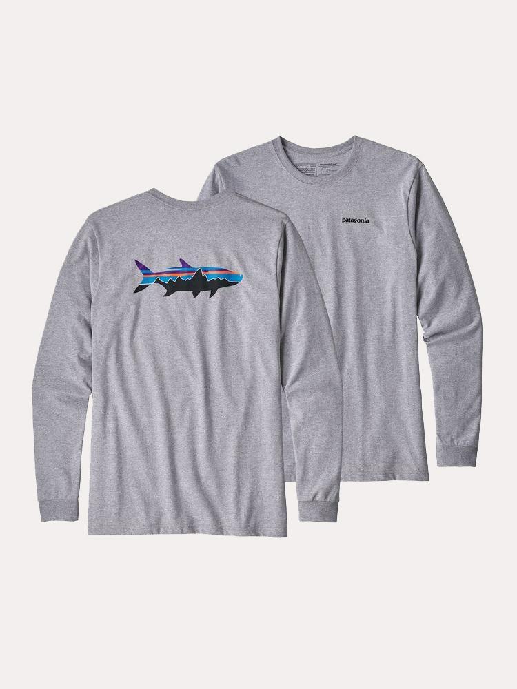 Patagonia Men's Long-Sleeved Fitz Roy Tarpon Responsibili-Tee - Saint Bernard