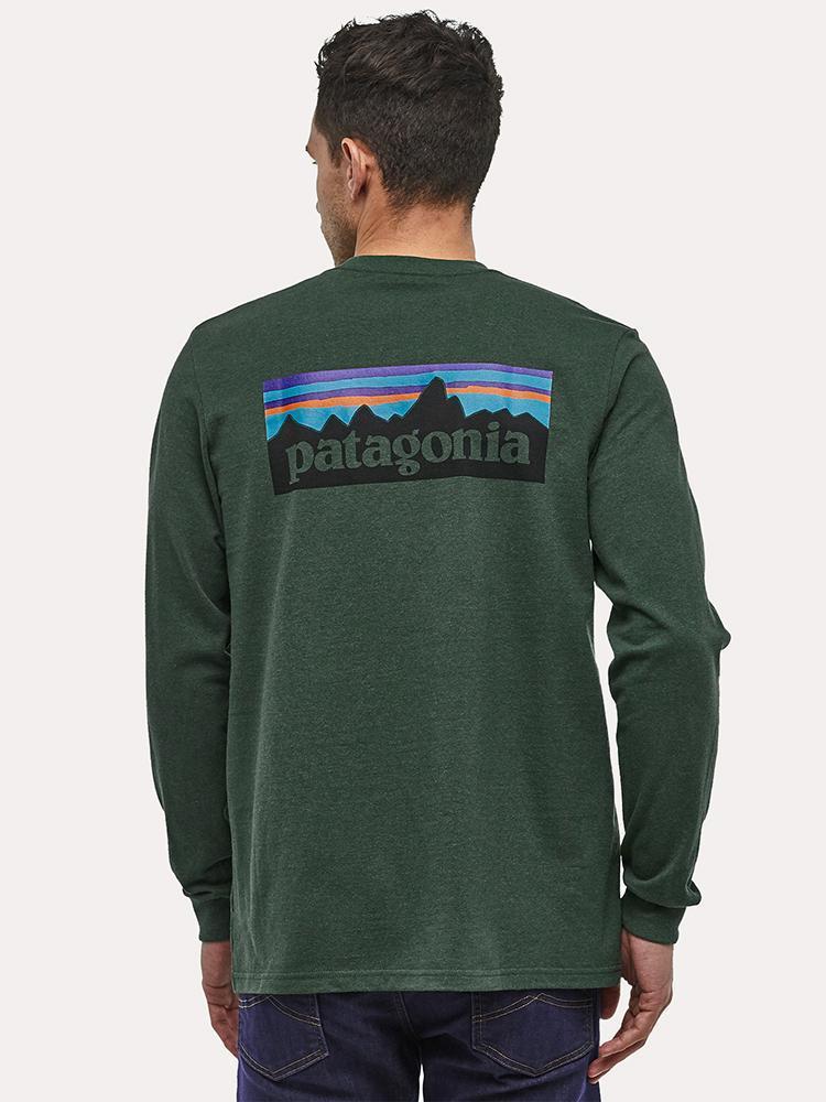 Patagonia Men's Long-Sleeved P-6 Logo Responsibilit-Tee - Saint Bernard