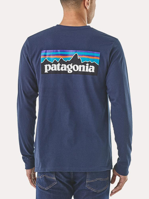 Patagonia Men's Long-Sleeved P-6 Logo Responsibilit-Tee