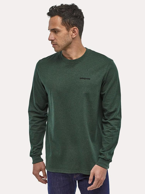 Patagonia Men's Long-Sleeved P-6 Logo Responsibilit-Tee