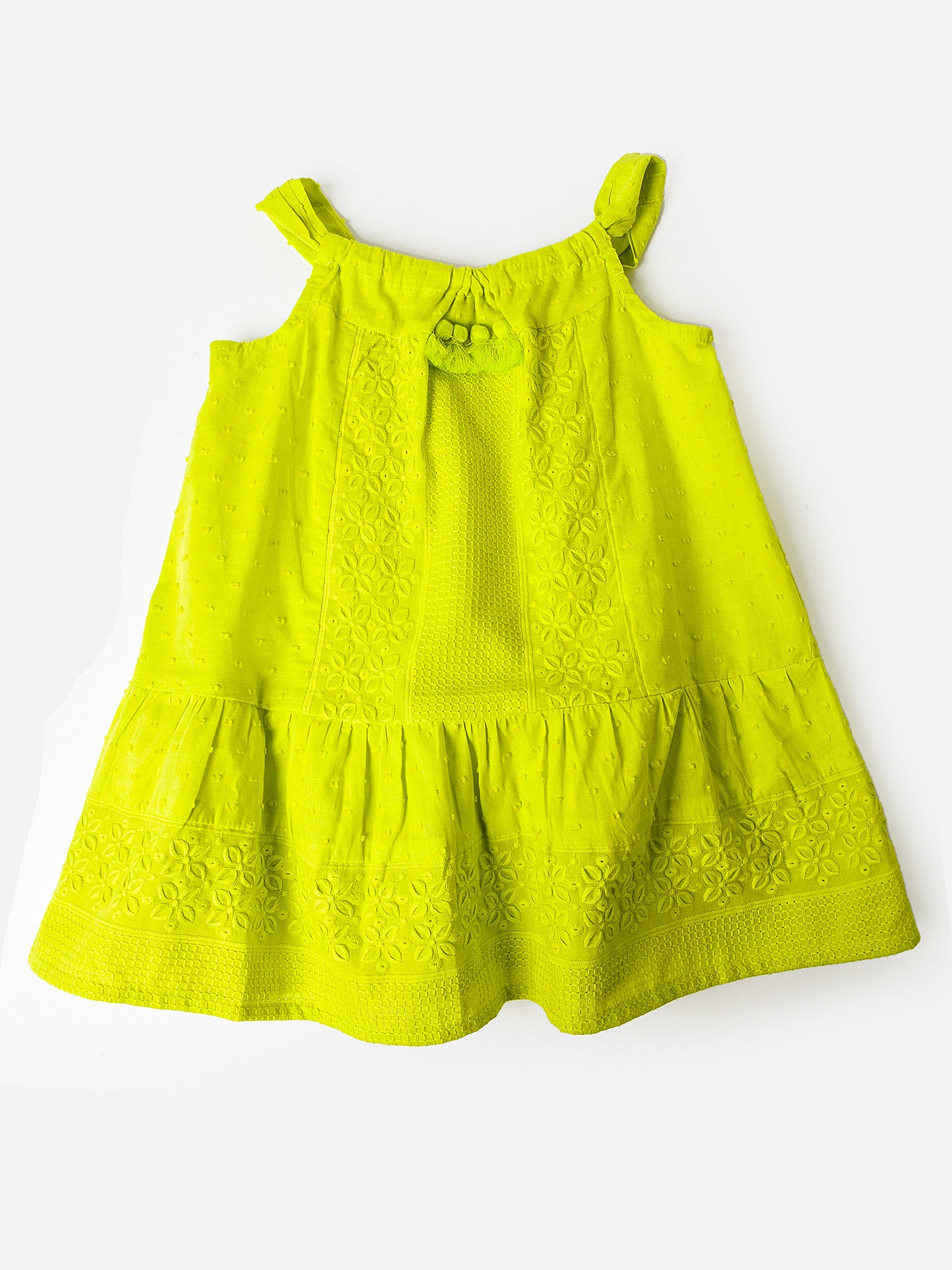 Mayoral Girls' Embroidered Dress - Saint Bernard