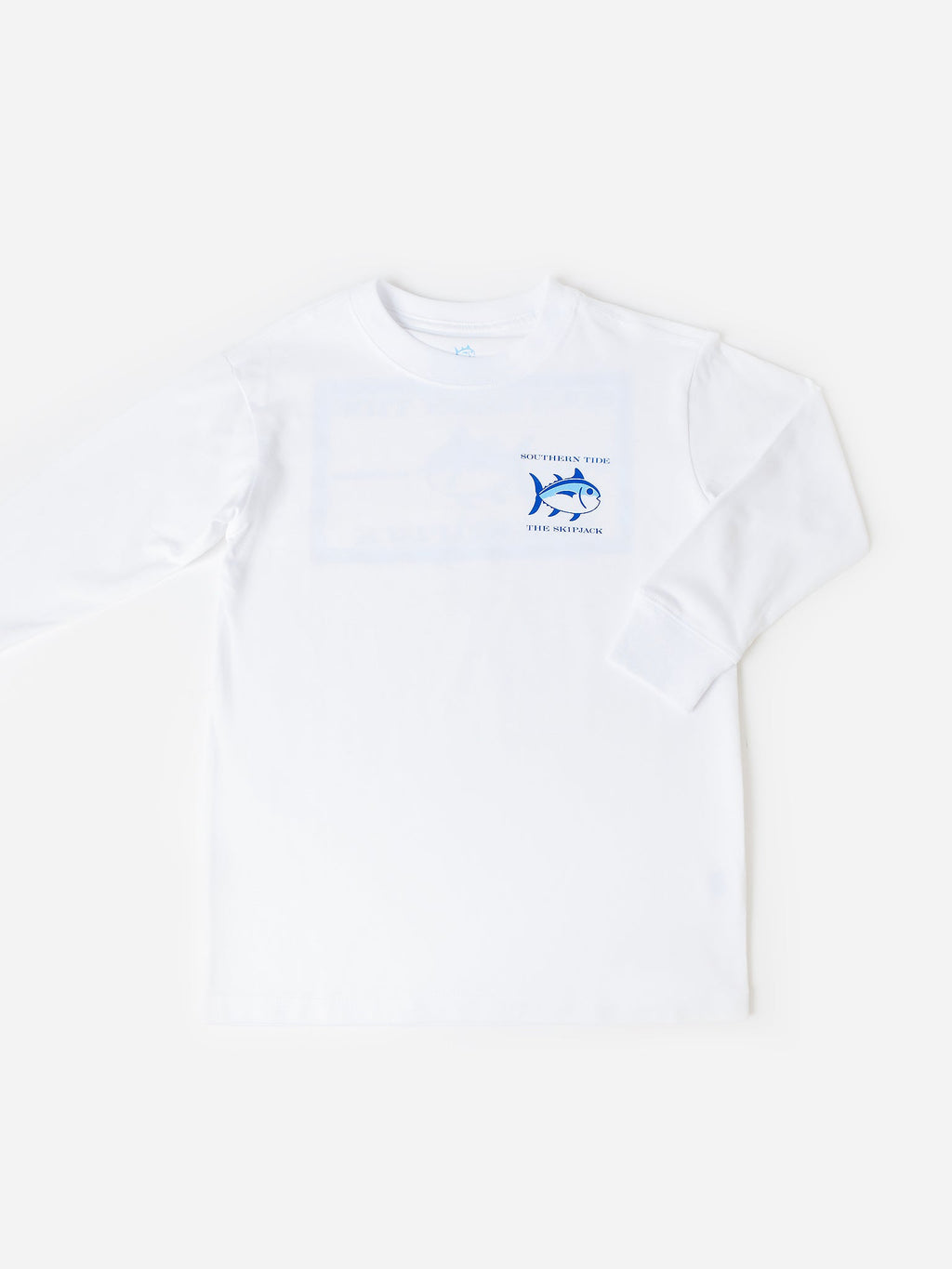 Southern Tide Boys' Long Sleeve Original Skipjack T-Shirt - Saint Bernard