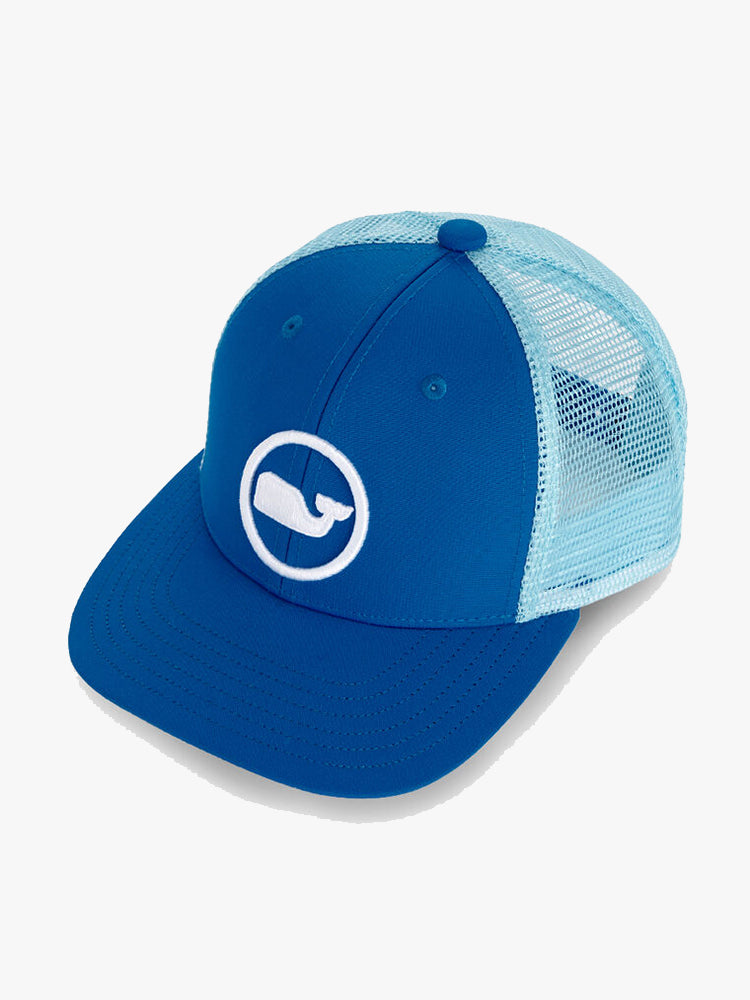 Vineyard Vines Boys’ Whale Dot Performance Trucker Hat