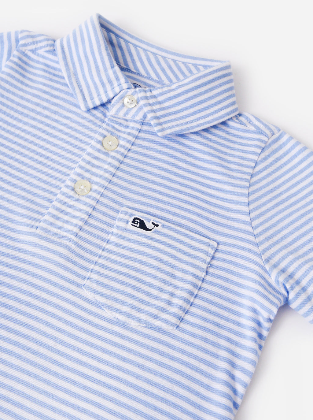 Vineyard Vines Boys' Stripe Island Polo - Saint Bernard