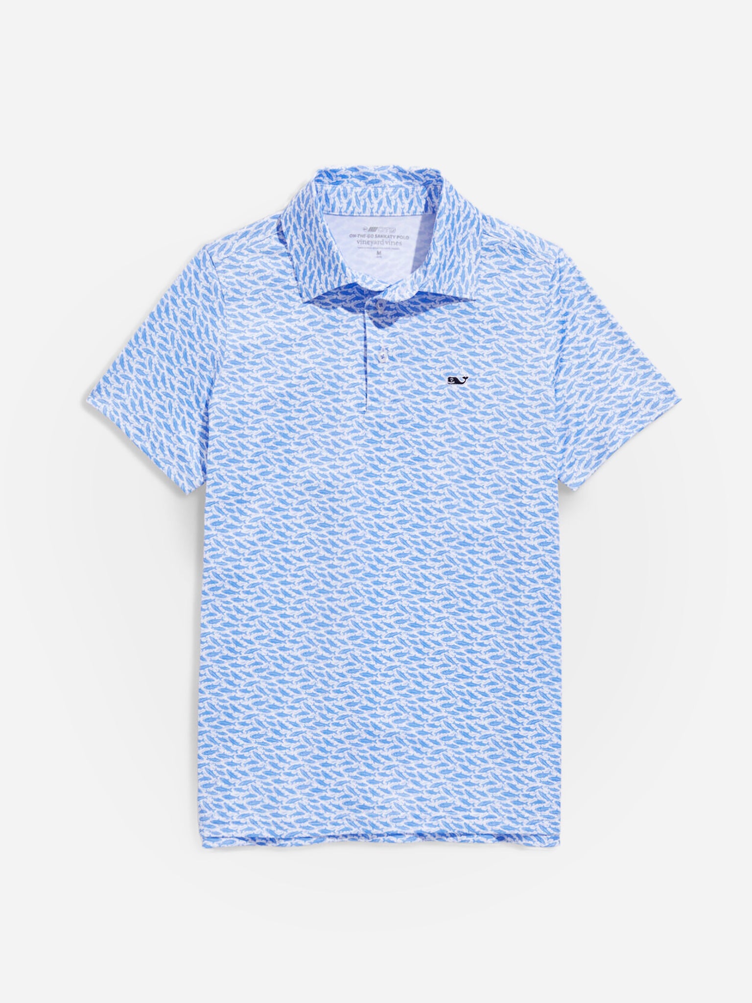 Vineyard Vines Boys' Printed Sankaty Polo - Saint Bernard