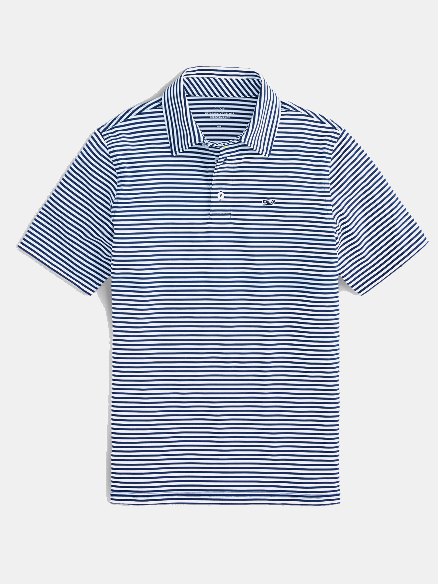 Vineyard Vines Boys’ Winstead Stripe Sankaty Performance Polo - Saint Bernard