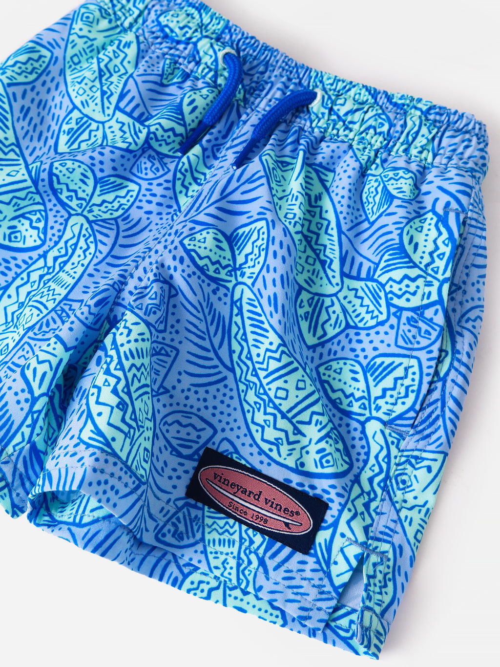 Vineyard Vines Boys’ Printed Chappy Swim Trunk - Saint Bernard