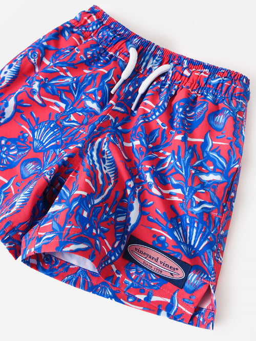 Vineyard Vines Boys’ Printed Chappy Swim Trunk