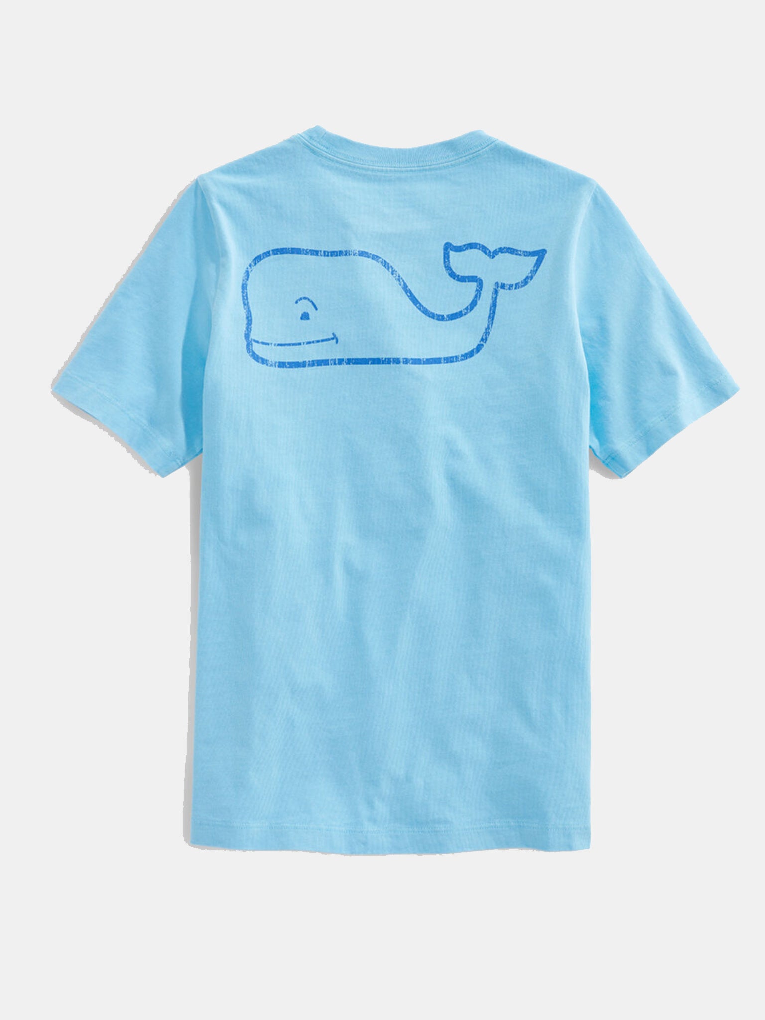 Vineyard Vines Boys' Short-Sleeve Garment Dyed Neon Vintage Whale Pocket Tee - Saint Bernard