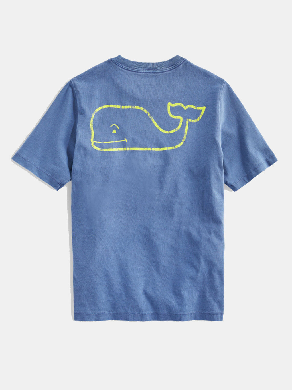 Vineyard Vines Boys' Short-Sleeve Garment Dyed Neon Vintage Whale Pocket Tee - Saint Bernard