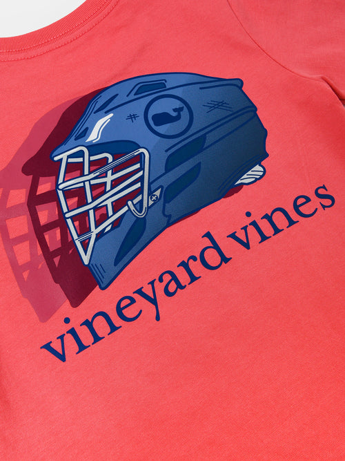 Vineyard Vines Boys' Lacrosse Helmet Pocket Tee