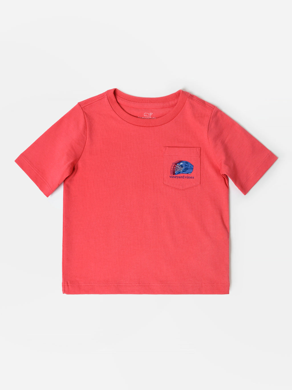 Vineyard Vines Boys' Lacrosse Helmet Pocket Tee - Saint Bernard