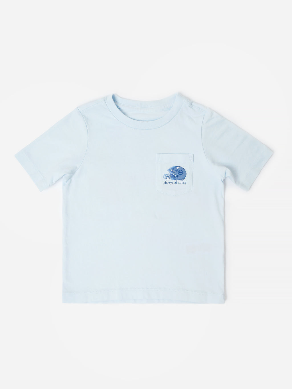 Vineyard Vines Boys' Football Helmet Fade Pocket Tee - Saint Bernard