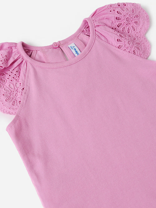 Mayoral Toddler Girls' Embroidered Tee