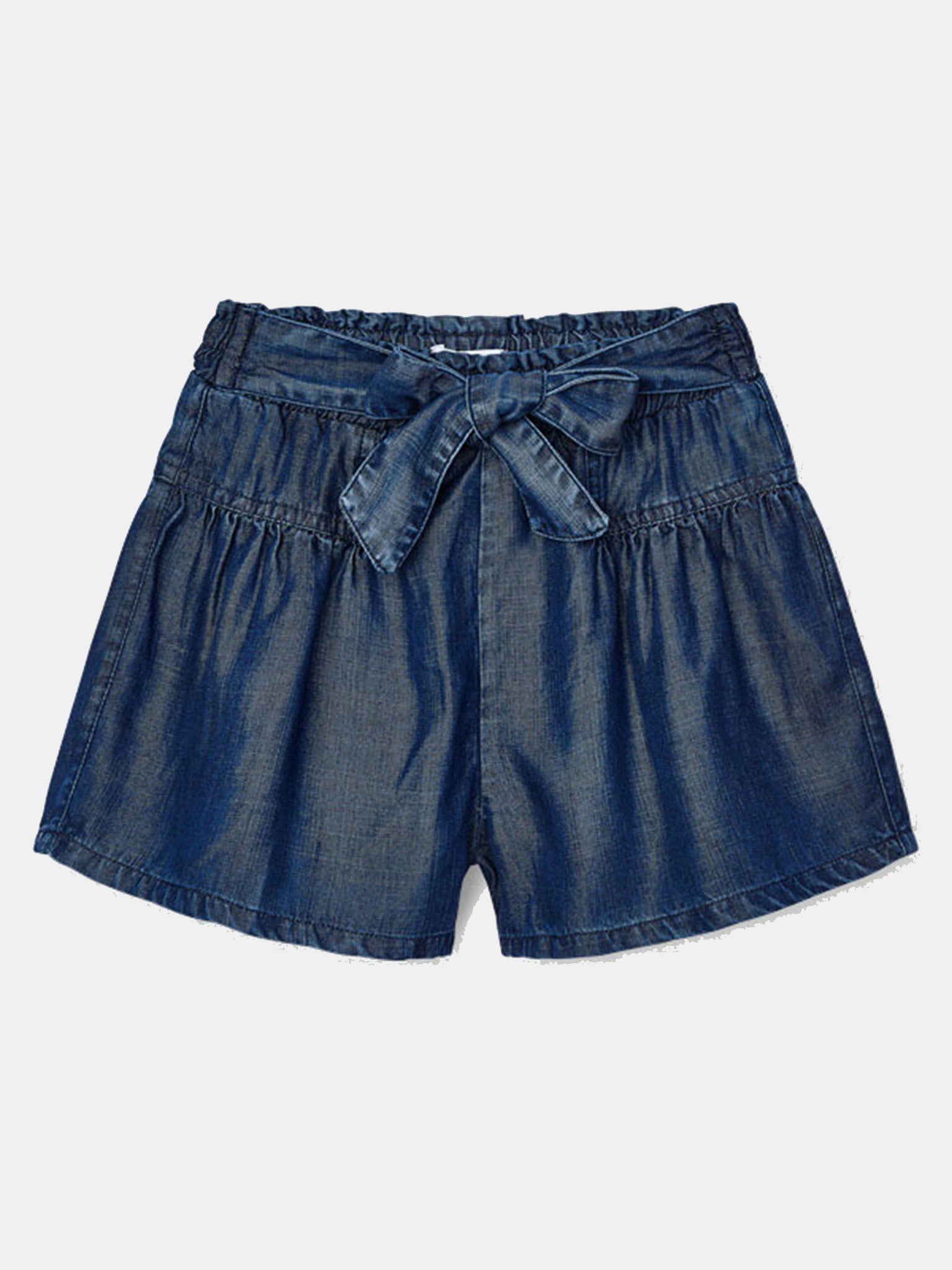 Mayoral Girls’ Loose Denim Short - Saint Bernard