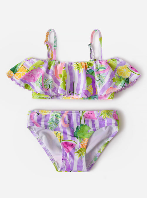 Mayoral Girls' Ruffle Bikini