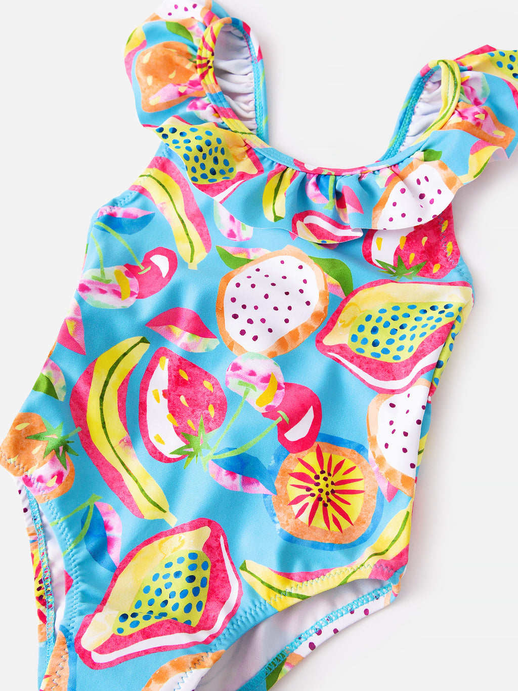 Mayoral Girls' Printed One-Piece Swimsuit - Saint Bernard