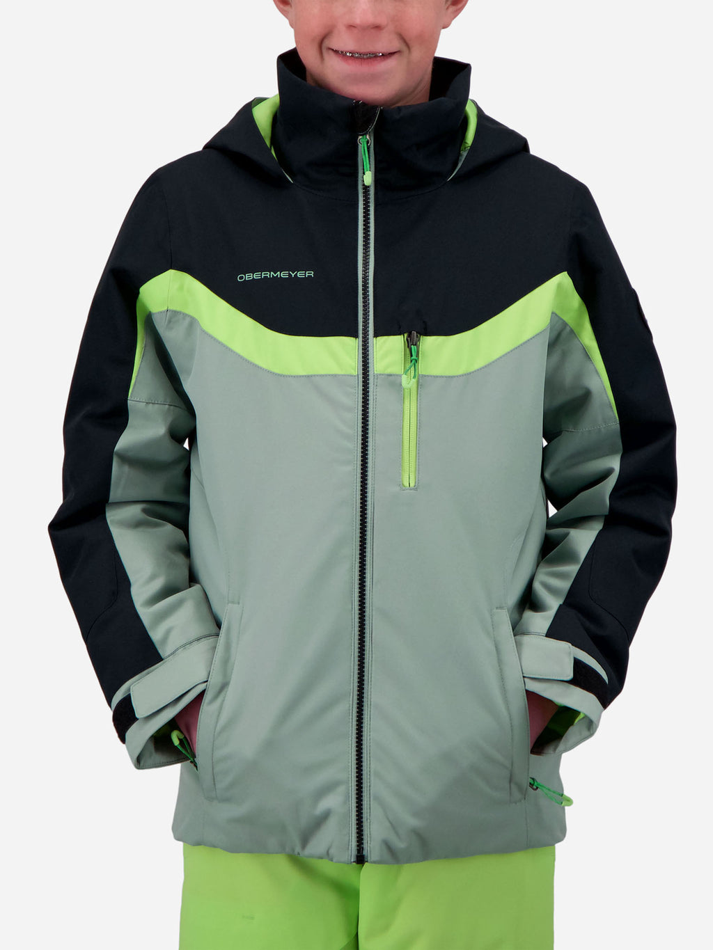 Obermeyer Boys' Fleet Jacket - Saint Bernard