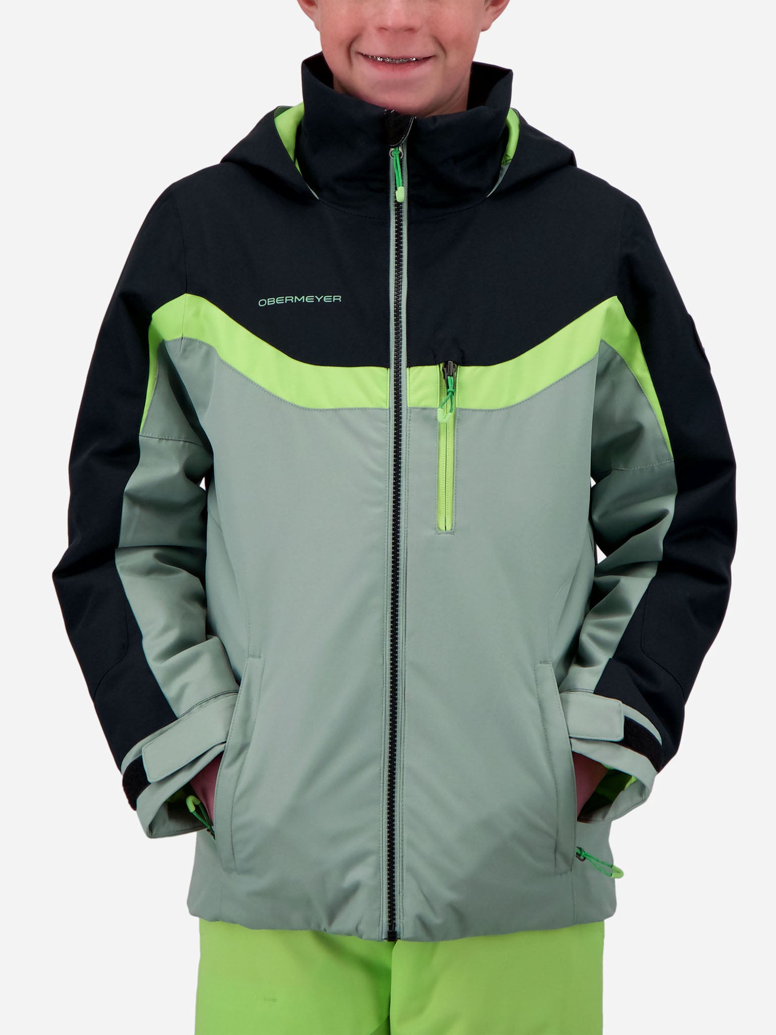 Obermeyer Boys' Fleet Jacket - Saint Bernard