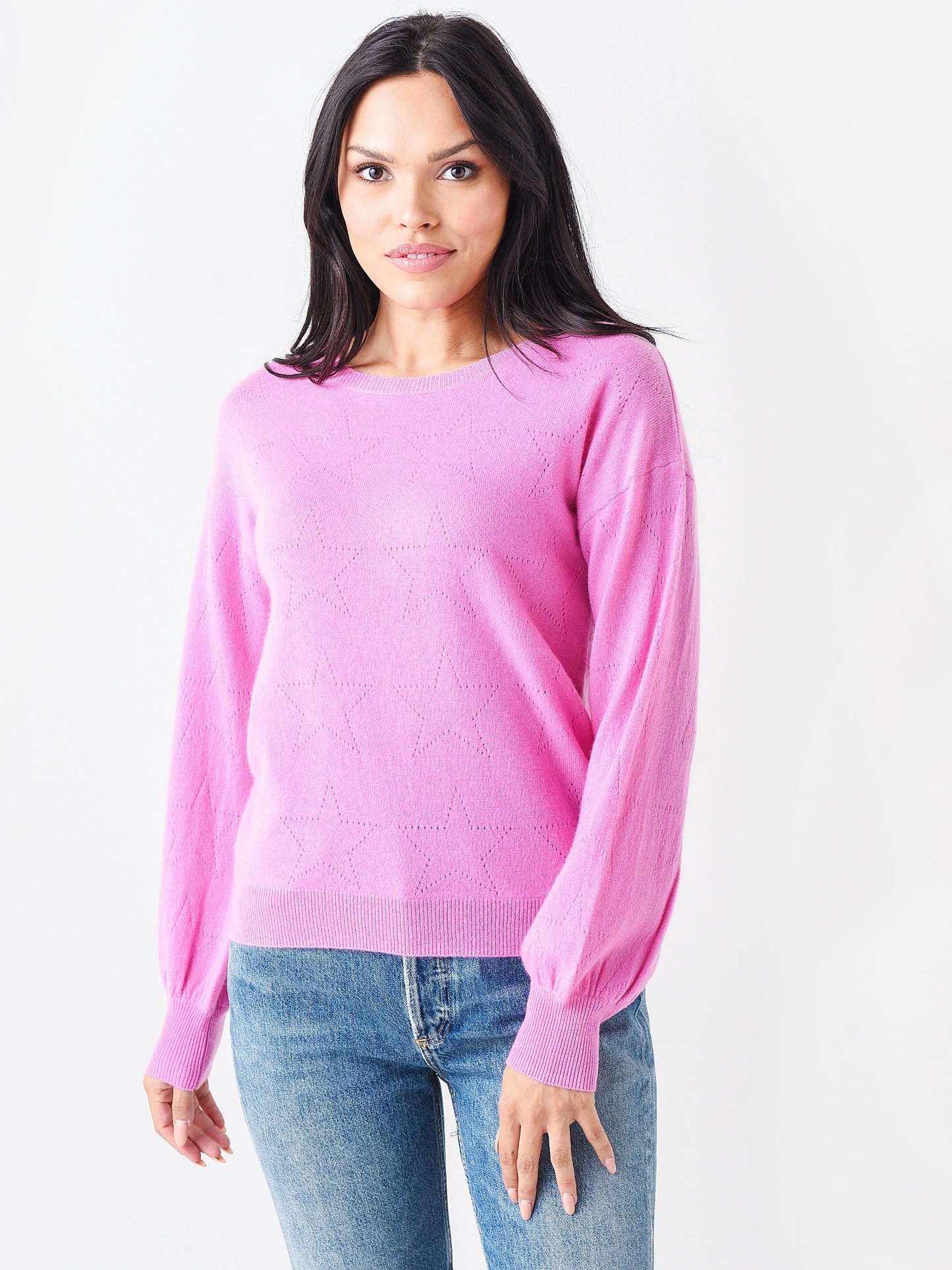 J Society Women's Cashmere Star Sweater