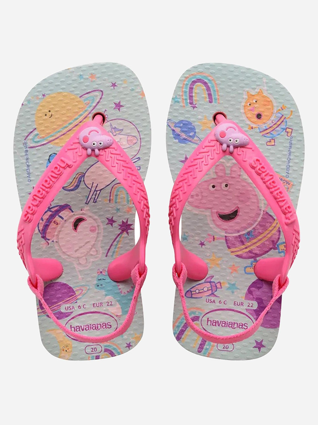 Havaianas Baby Girls' Peppa Pig Sandal - Saint Bernard