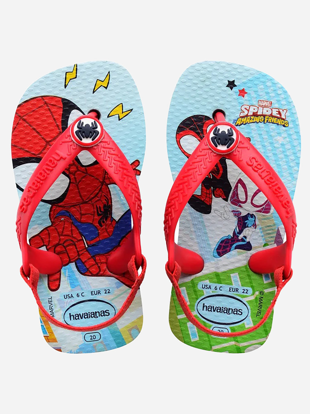 Havaianas Baby Boys' Marvel Sandal - Saint Bernard