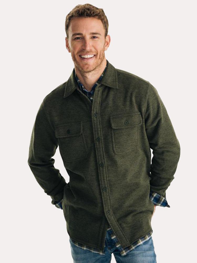 Southern Tide Benjies Shacket - Saint Bernard