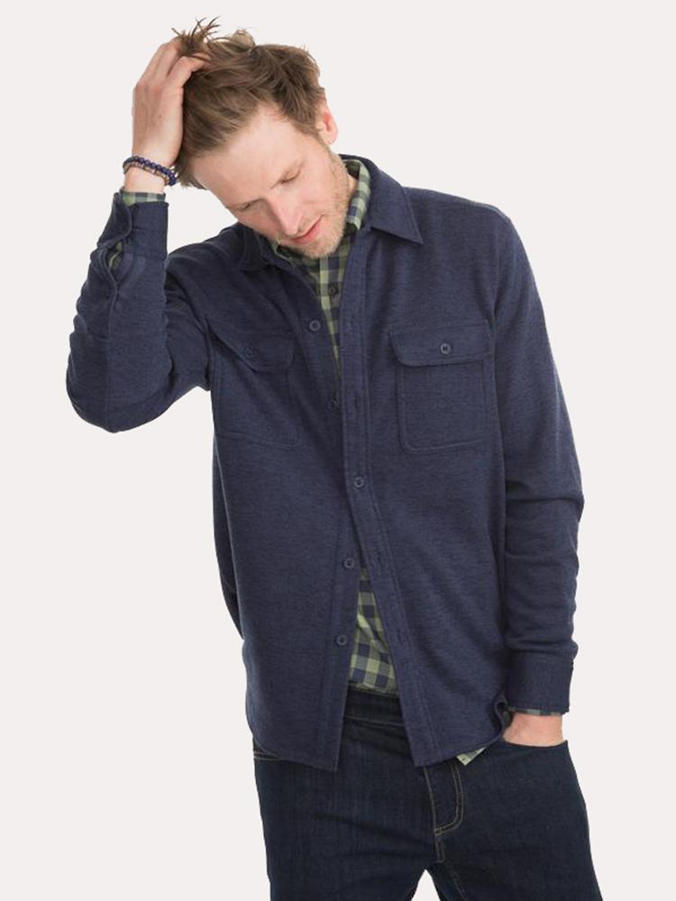 Southern Tide Benjies Shacket - Saint Bernard