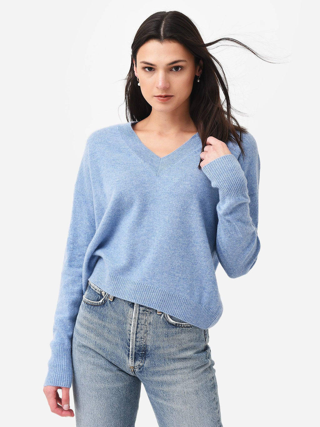 J Society Women's V-Neck Sweater - Saint Bernard