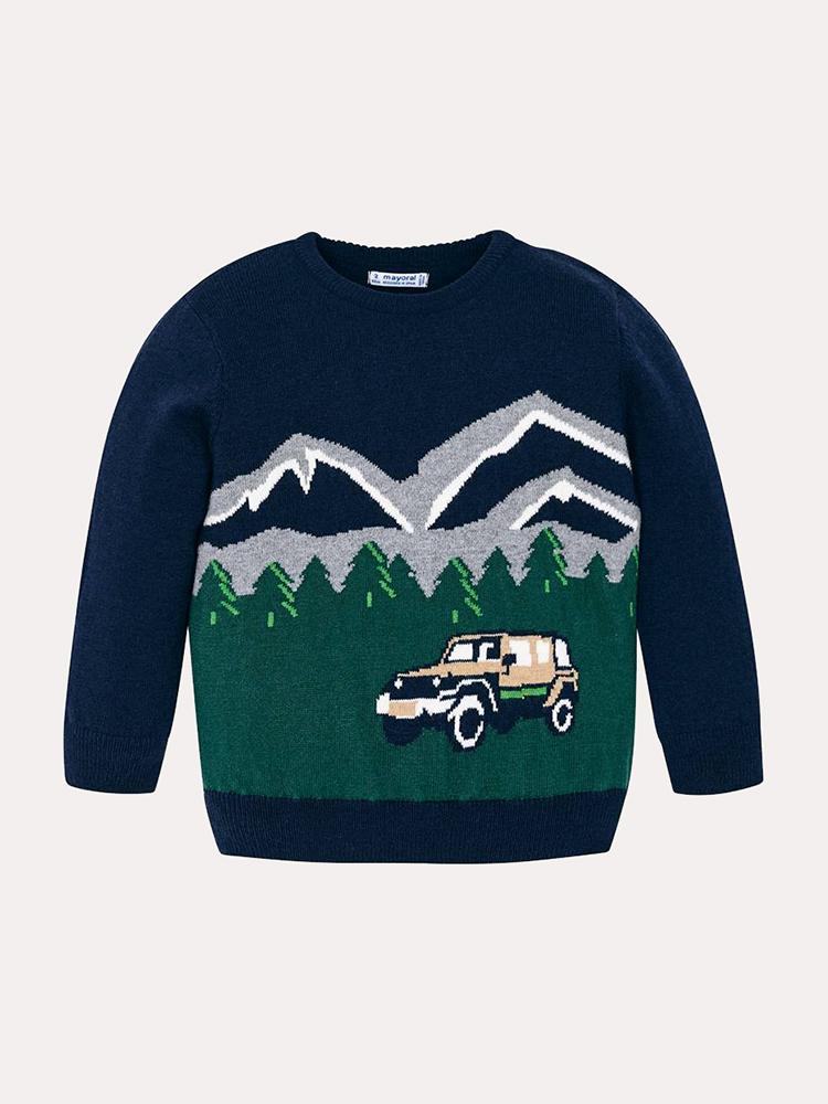 Mayoral Boys' Mountain Sweater - Saint Bernard