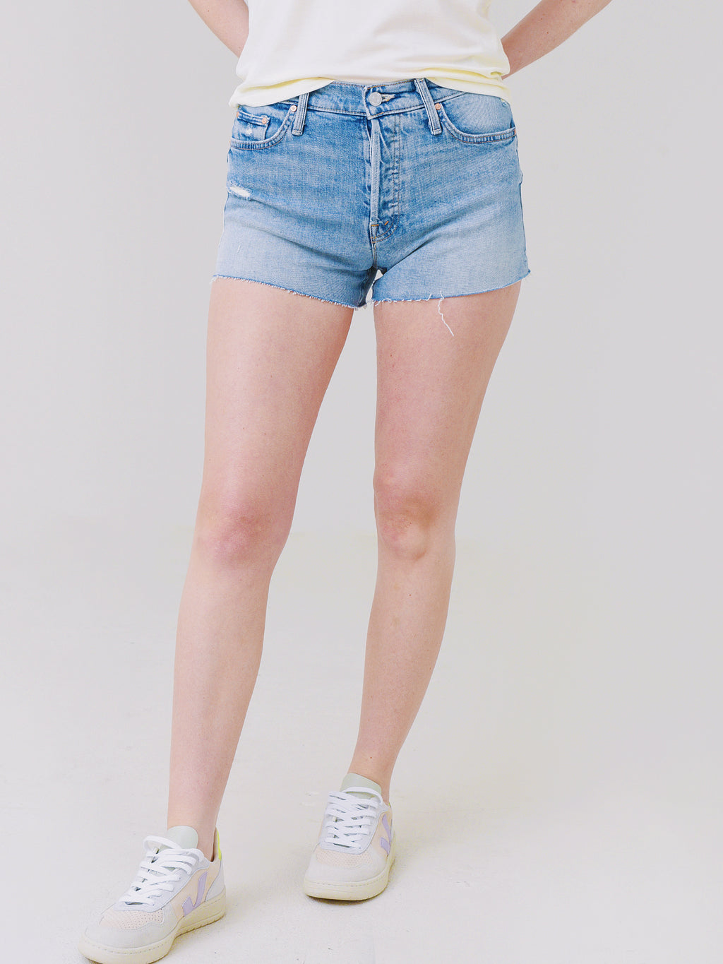 Mother Women's The Tomcat Kick Fray Short - Saint Bernard