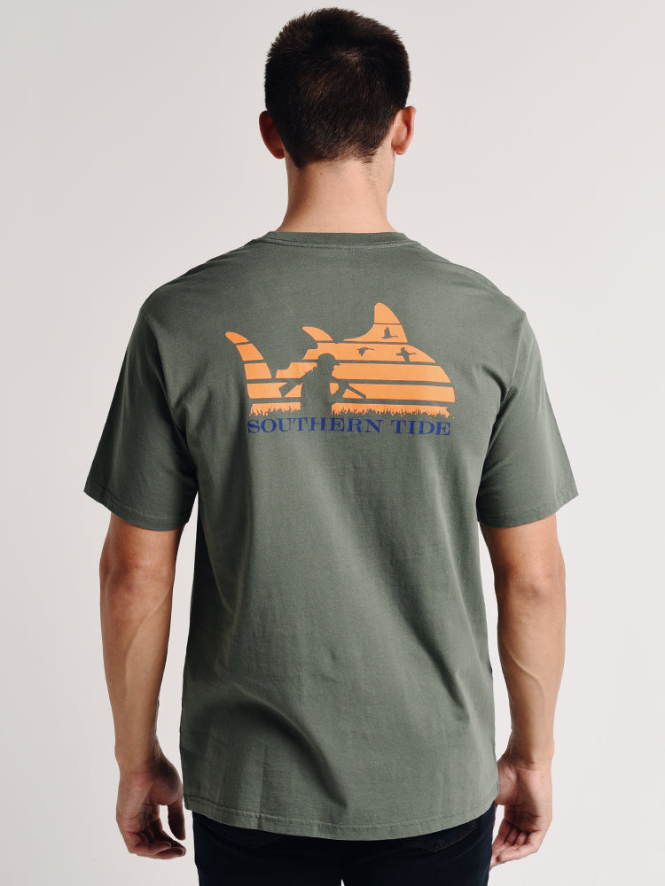 Southern Tide Men's Short Sleeve Skipjack Sunset Hunting Tee